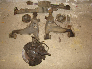 Mercedes S124, 2,5 D vedrude komplekt (9 foto / 10)