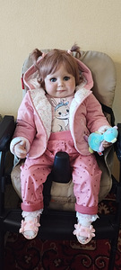 Kollektsiooni reborn nukk Taya Monika Peter Leicht 80 sm (5 foto / 10)
