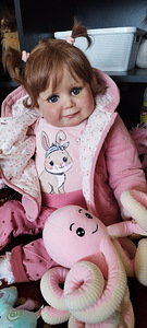 Kollektsiooni reborn nukk Taya Monika Peter Leicht 80 sm (3 foto / 9)
