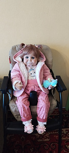 Kollektsiooni reborn nukk Taya Monika Peter Leicht 80 sm (1 foto / 9)