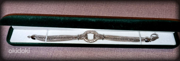 Элегантный серебряный браслет (фото #1)