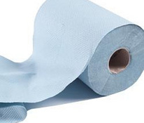 P 148 Бумажные рулонные полотенца MINI синие