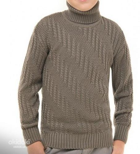 Теплий светр під горло для хлопчика (фото #1)