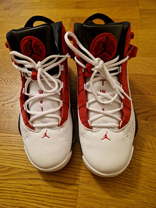 Баскетбольные кроссовки Jordan 6 Rings White Carmine