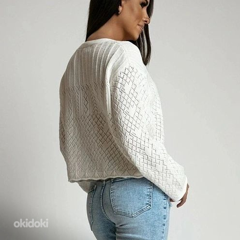 Новый вязаный женский свитер S/M, M/L (фото #2)