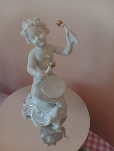 Statuett Putti Schau bach kunst (5 foto / 6)