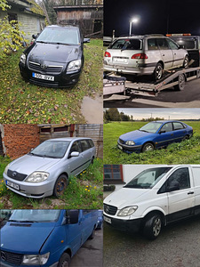 Toyota/Mercedes marki sõidukeid igas seisukorras (1 foto / 1)