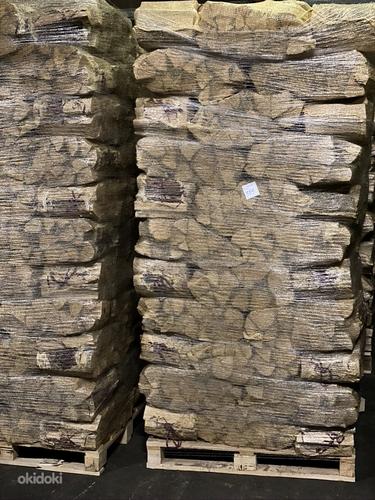 Сухие берёзовые дрова в сетках 40л (фото #5)