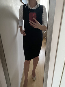 Varrukateta naiste kontorikleit (6 foto / 7)