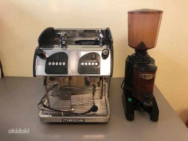 Кофемашина эспрессо и кофемолка METOS (фото #1)