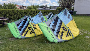 Cabrinha FX lohed 8m+12m + poom + pump (2 foto / 5)