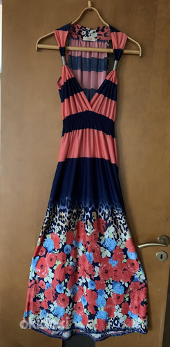 Летнее платье стрейч 36 размера, как новое (фото #1)