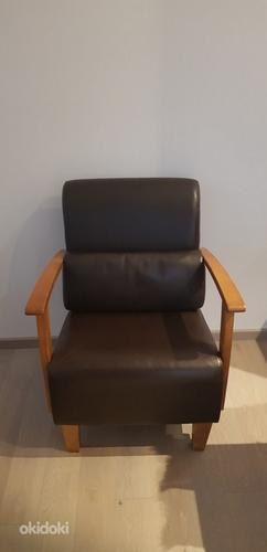 Кожаное кресло (в идеальном состоянии) (фото #2)
