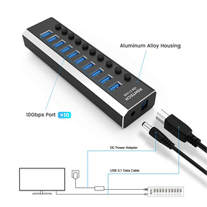 10 Port Powered USB 3.1 HUB RSH-A10S (3 foto / 3)