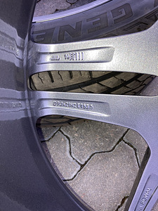 Оригинальные литые диски + резина - Mercedes 265/40 R21 ML/GLE (6 фото из 7)