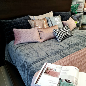 Voodikate Soul gris 270x270cm (2 foto / 2)