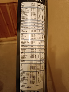 Klaasipuhastid 2 tk 530 mm (4 foto / 4)