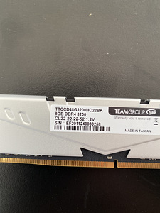 16GB RAM 2x8GB DDR4 3200Mhz (2 foto / 2)