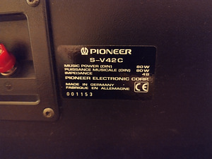 PIONEER S-V42C KESKKÕLAR (4 foto / 4)