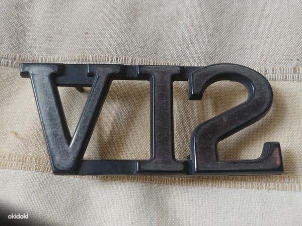 Jaguar V12 originaal embleem