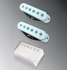 Stratocasteri helipeade komplekt humbuckeriga, Tesla pickups (1 foto / 2)