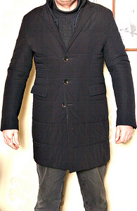 Теплое мужское пальто Paoloni Италия