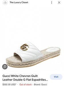 Gucci espadrilles, 37.5. Originaalid. (1 foto / 7)