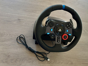 Комплект Logitech G29 (руль + педали + переключатель передач (2 фото из 8)