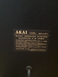 Akai sr-hf1 kõlarid (3 foto / 4)