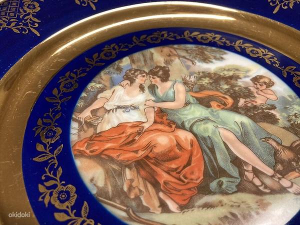 Большая очень красивая тарелка, фарфор Fine de Boheme, Карловы Вары (фото #2)