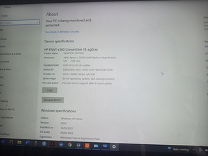 Kolm aastat vana laptop. HP Envy x360 Convertible 13-ag (2 foto / 6)
