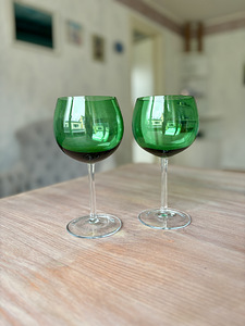 Rohelisest klaasist komplekt (4 foto / 7)