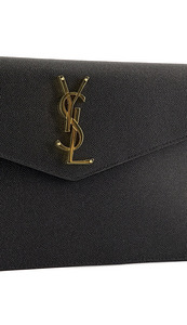Клатч Saint Laurent (YSL uptown logo-plaque clutch bag) (3 фото из 4)