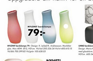 Ikea vintage Mylonit lambid