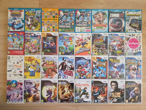 Nintendo Wii/Wii U mängud/tarvikud