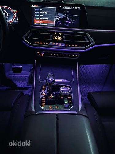 BMW G05 Crystal Series Селектор передач с Окружающим светом (фото #8)