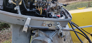 Evinrude 2T 30hp päramootor koos puldiga (8 foto / 10)