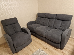 Diivan recliner ja tugitool (1 foto / 5)