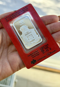 1 oz PAMP Lunar Year of the Dog 2018 silver bar (2 foto / 2)