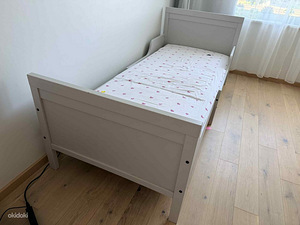 Ikea SUNDVIK voodi koos madratsiga, hall, 80x 200 (5 foto / 5)