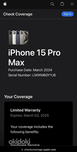 Apple iPhone 15 Pro Max 256gb +Гарантия +Чехол (фото #3)