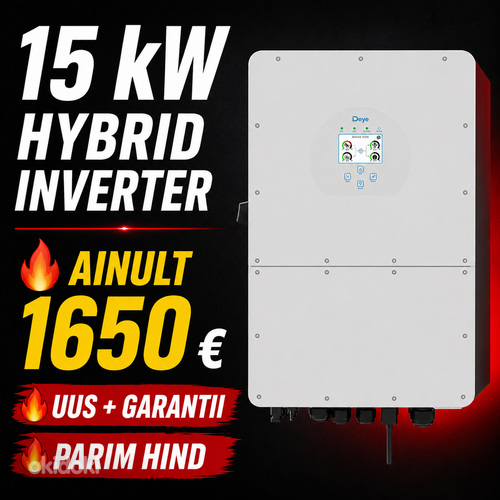 Deye SUN-15K-SG01HP3-EU-AM2 hübriidinverter 15 kW