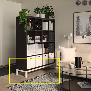 IKEA KALLAX Underframe kapijalad riiulijalad 405.018.92 (3 foto / 4)