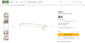 IKEA KALLAX Underframe kapijalad riiulijalad 405.018.92 (4 foto / 4)