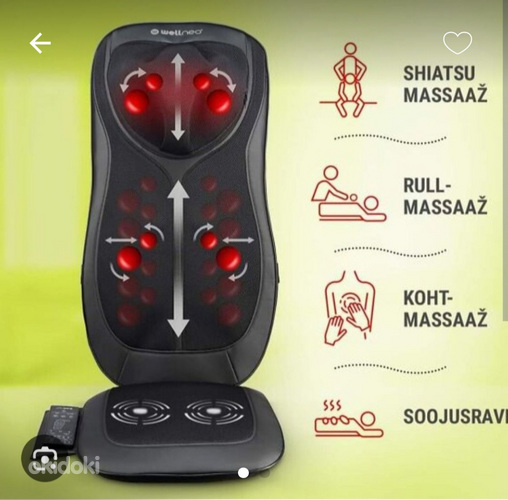 Массажное кресло Wellneo shiatsu 4in1