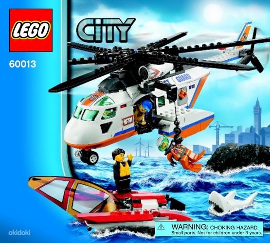 Лего Сити 60013 Вертолет береговой охраны (фото #1)