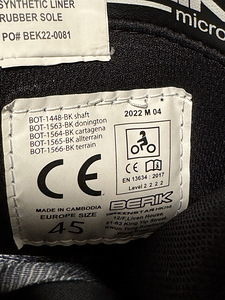Berik All Terrain Adventure Motorcycle Boots (45) (9 foto / 10)