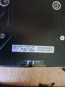 GIGABYTE GTX 1080 gaming 8GB (4 foto / 5)