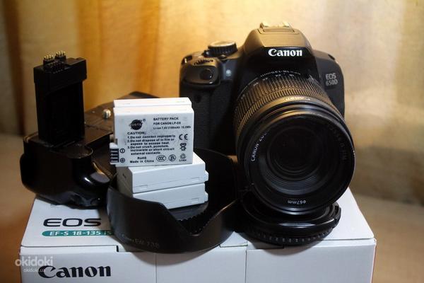 Фотоаппарат Canon 650D + 18-135 STM + подарки (фото #3)