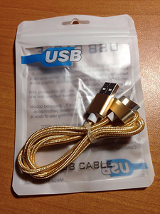 Плетеный кабель для зарядки iphone 4 4s, ipad, 1м